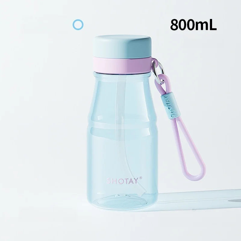 Colorful Straw Cup Tritan/PPSU Heat-resistant Plastic Water Bottles Juice Milk Cup with Tea Infuser Summer Cold drink cups