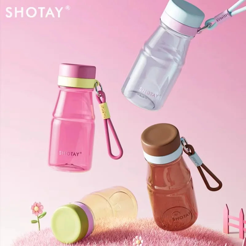 Colorful Straw Cup Tritan/PPSU Heat-resistant Plastic Water Bottles Juice Milk Cup with Tea Infuser Summer Cold drink cups