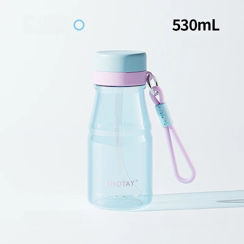 Colorful Straw Cup Tritan/PPSU Heat-resistant Plastic Water Bottles Juice Milk Cup with Tea Infuser Summer Cold drink cups