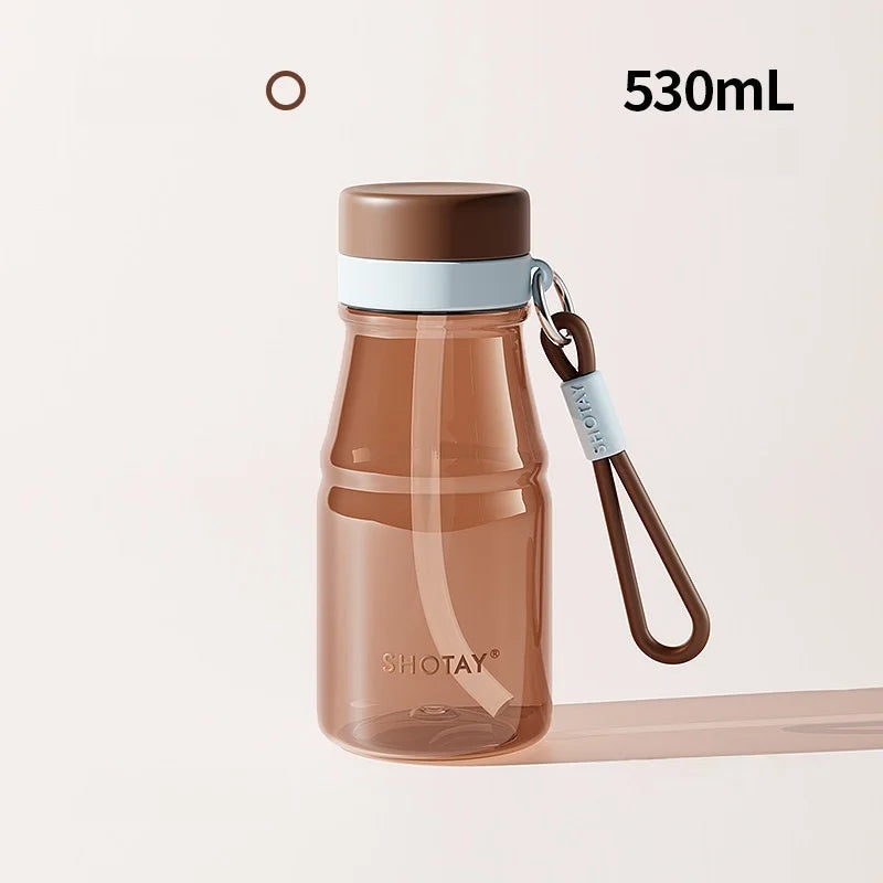 Colorful Straw Cup Tritan/PPSU Heat-resistant Plastic Water Bottles Juice Milk Cup with Tea Infuser Summer Cold drink cups
