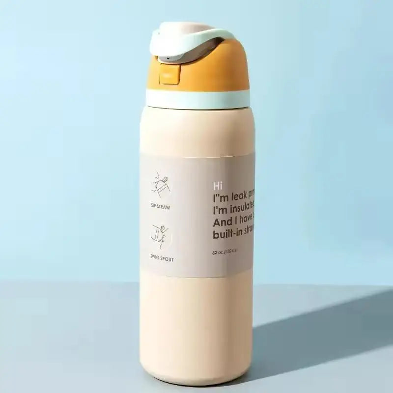 ☆Stainless Steel Thermal Mug Portable Sports Water Bottle Thermos Vacuum Flasks & Thermoses Water Bottle