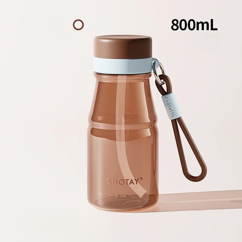 Colorful Straw Cup Tritan/PPSU Heat-resistant Plastic Water Bottles Juice Milk Cup with Tea Infuser Summer Cold drink cups